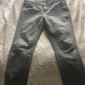 Gray skinny jeans